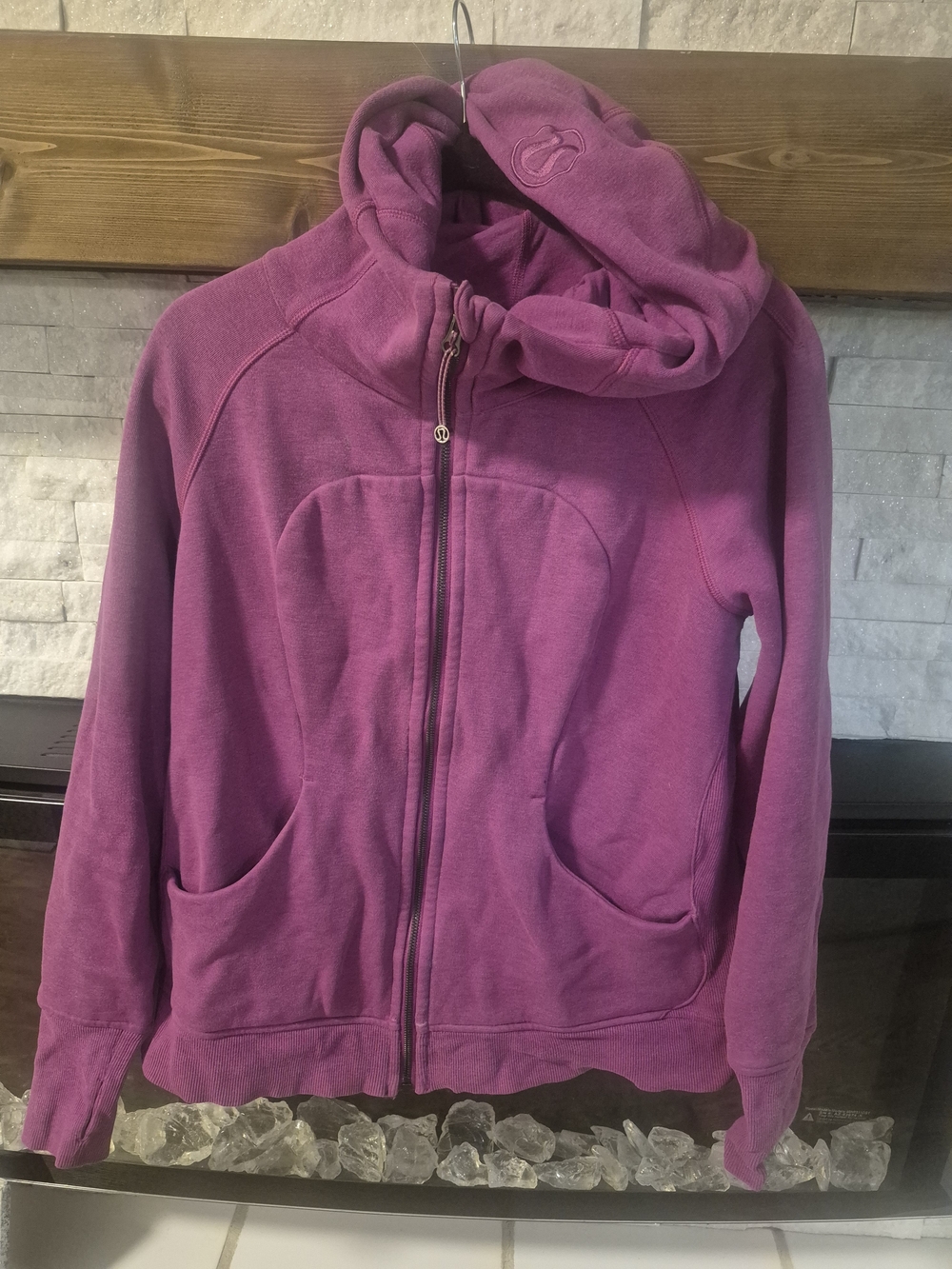 Womens Size 12 Lululemon Pink Hooded Zip Jacket